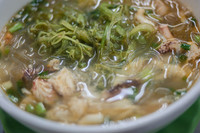 Miến Cua (Crab Meat with Bean Thread Noodle Soup)